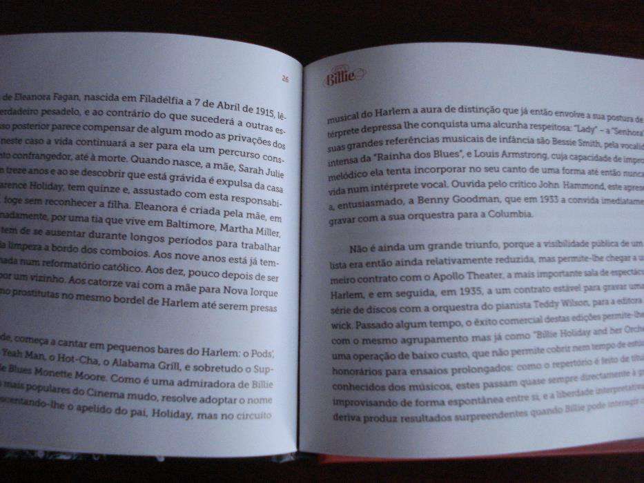 Livro + CD - Billie Holiday