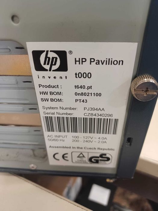 Computador HP Pavilion t640.pt