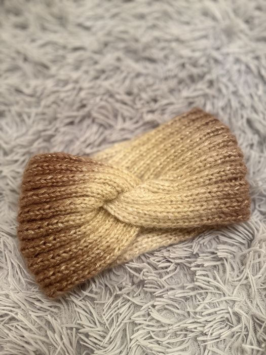 Opaska na glowę z welny