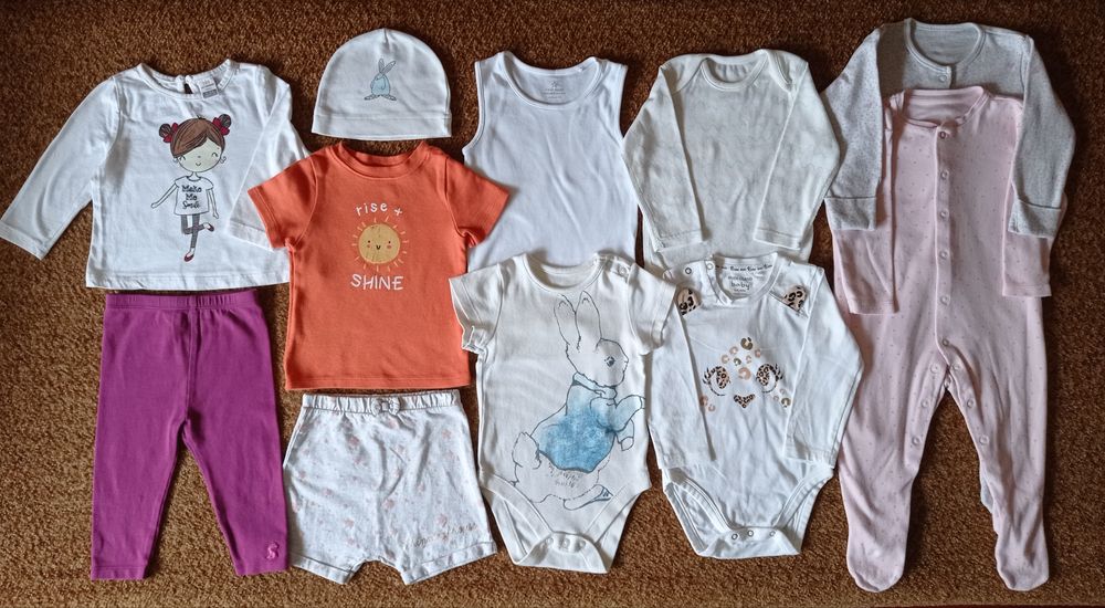 Пакет вещей на девочку 6-9 месяцев