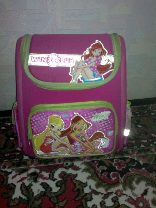 Рюкзак Портфель Ранец Winx Club. для девочки. С ортопедической спинкой