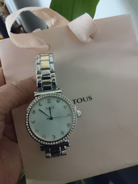 Relógio de Sra bicolor Tous ecrã madrepérola com cristais