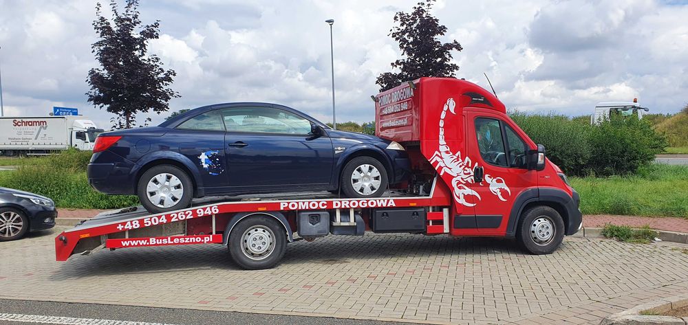 Autolaweta Pomoc drogowa holowanie samochodu Leszno