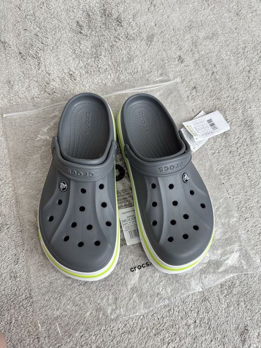 Сабо Crocs Bayaband M11 29,0 см сірі крокси чоловічі шльопанці 45 р