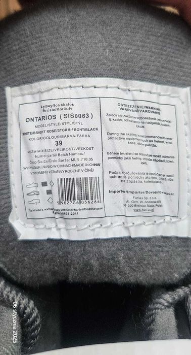 Łyżwy coolslide damskie rozm. 38 / 39