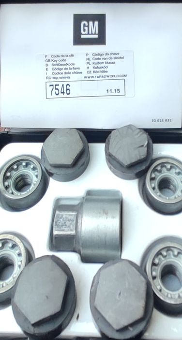 Nakrętki kół zabezpieczajace przed kradzieżą Opel Astra k