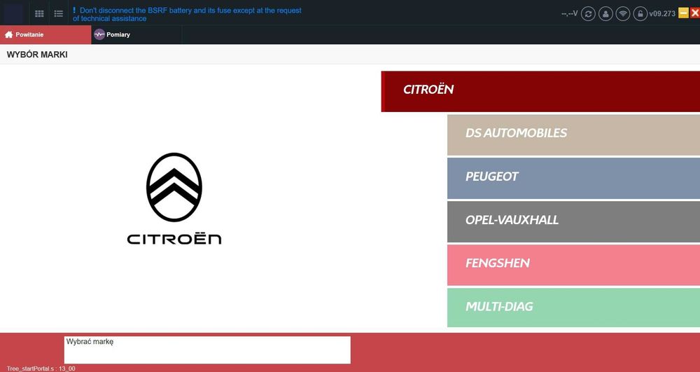 DIAGBOX 9.273 PL - SIERPIEŃ 2026, Bez VM -  Samodzielna Instalacja
