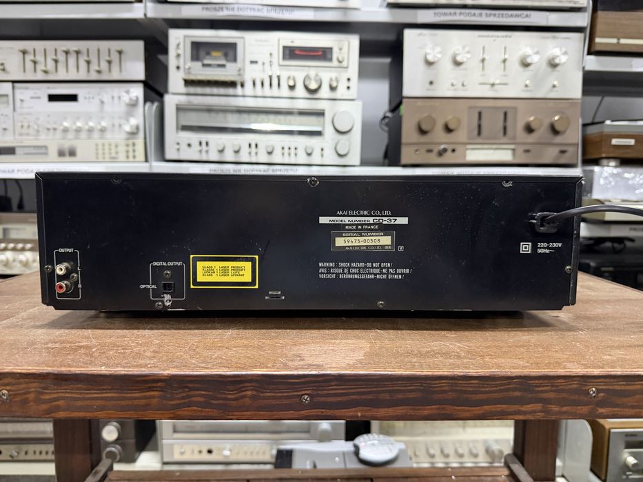 ‼️ Akai CD-37 – Odtwarzacz CD Hi-Fi z Przetwornikiem 1-Bit DAC i Wyjściem Cyfrowym | Audio Room
