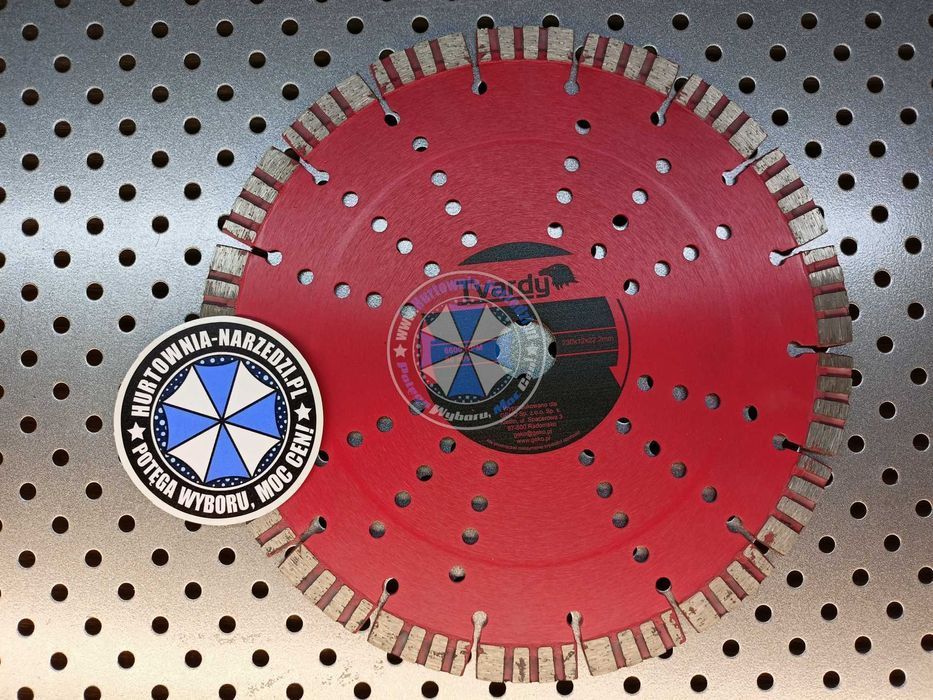 Tarcza diamentowa segmentowa 230mm h12 mm tarcza do betonu 230mm