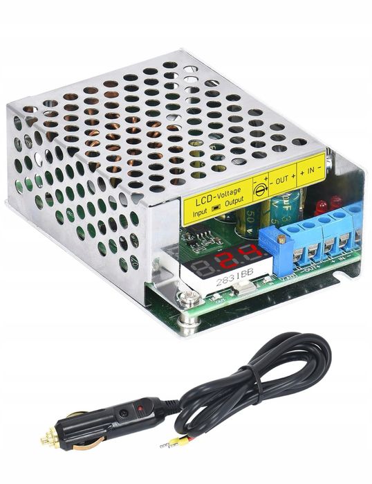 DIHOOL Przetwornica podwyższająca napięcie z 12V DC na 24V 36V