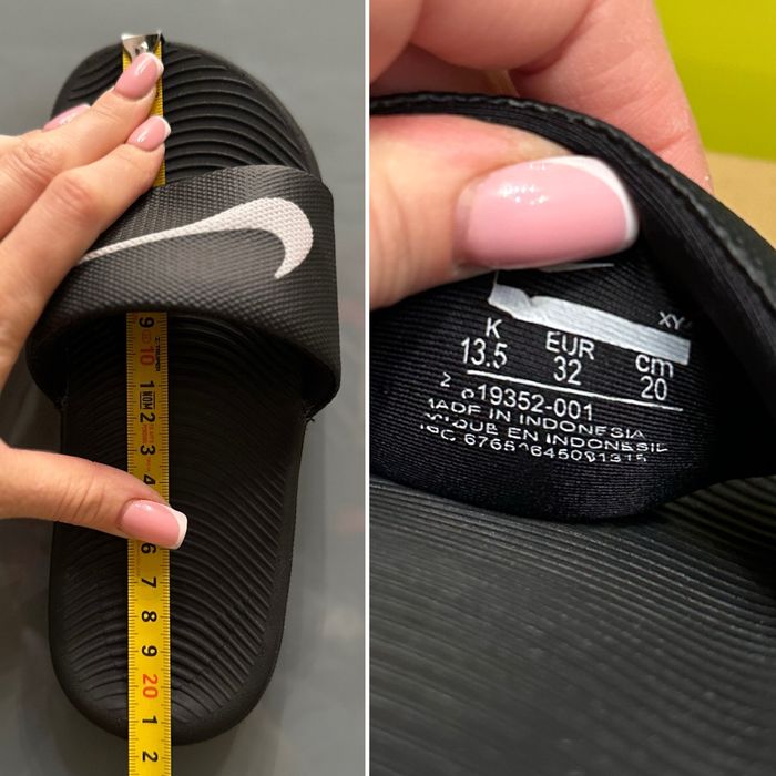 ‼️ шльопанці Nike Kawa Slide 31 32 р тапочки шузи аквашузи