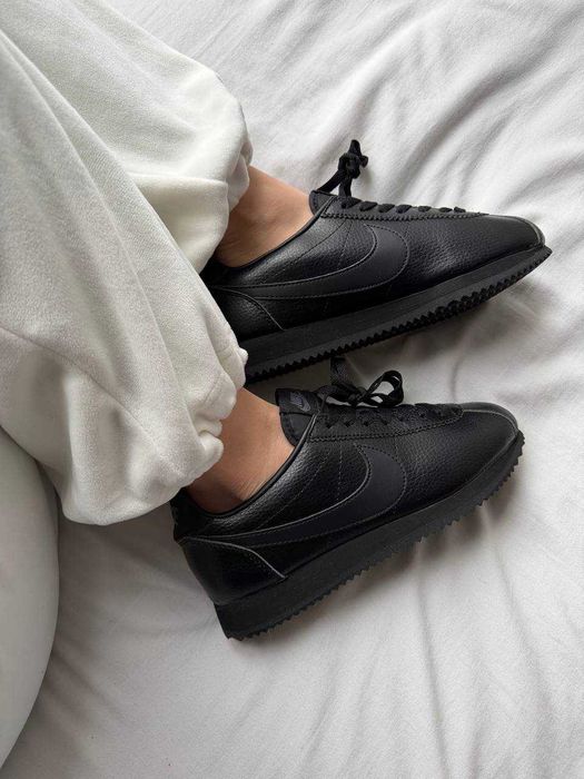 !WOW! Nike Cortez black leather |37-45