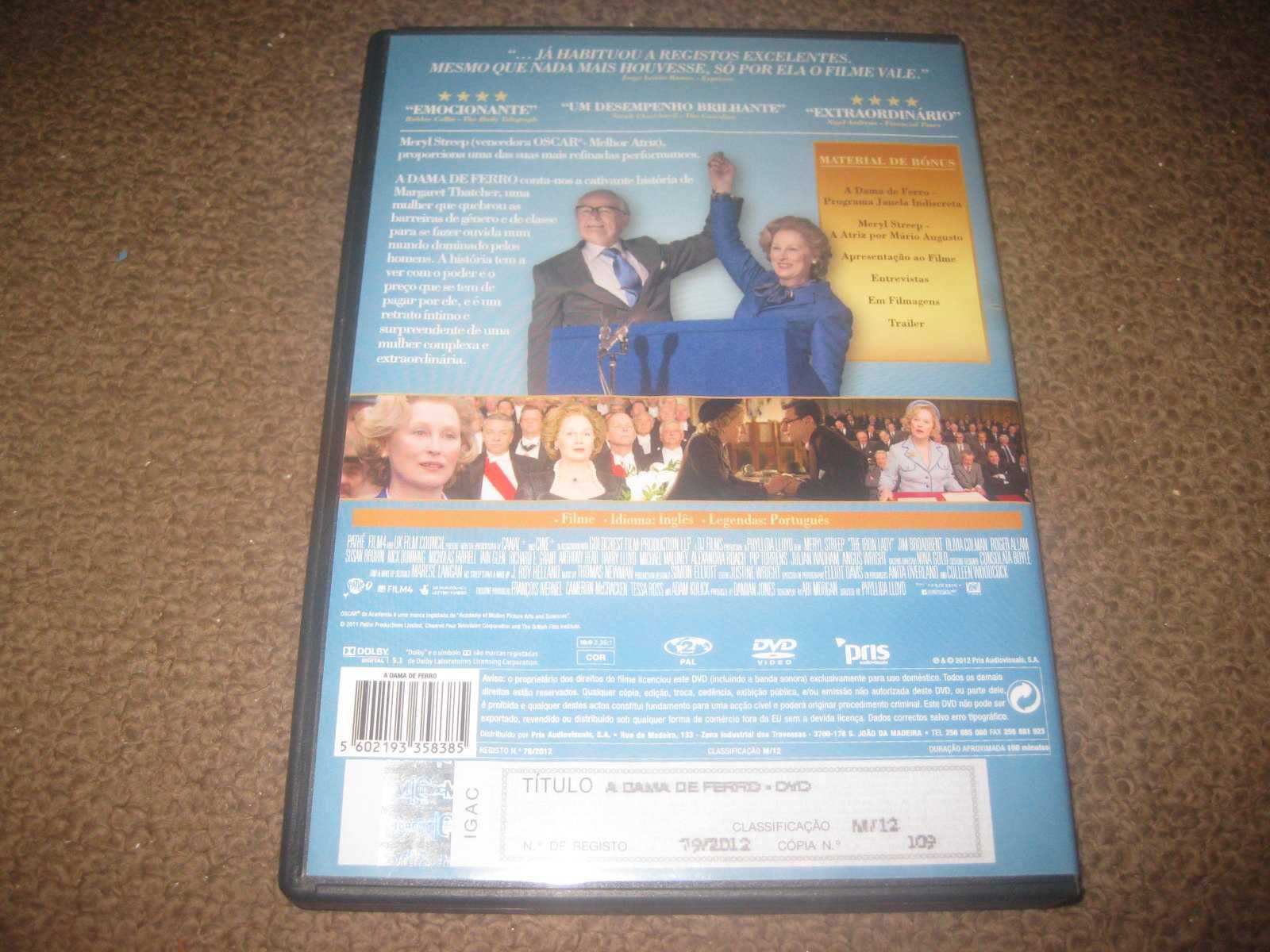 DVD A Dama de Ferro Meryl Streep Azurém • OLX Portugal