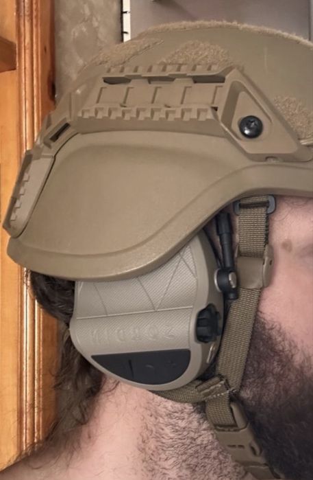 Активні військові навушники SORDIN SUPREME T2 LEATHER Headband -Tan