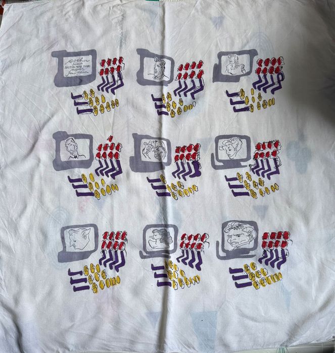 оригінальний колекційний шарф Ascher Ltd Artists’ Squares, James Mason