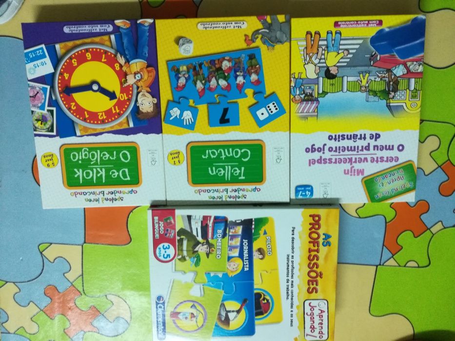 Jogos educativos Lote de 4