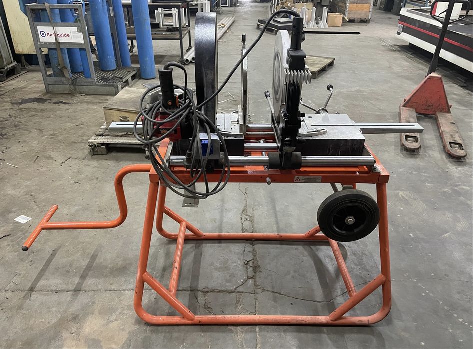 Zgrzewarka doczolawa do rur pe przenosna ze stolem