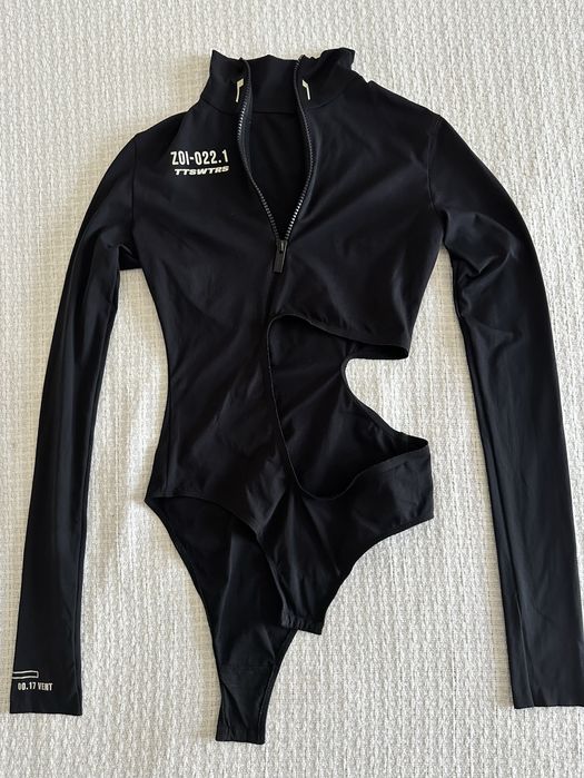 Ttswtrs боді XS з вирізом чорне