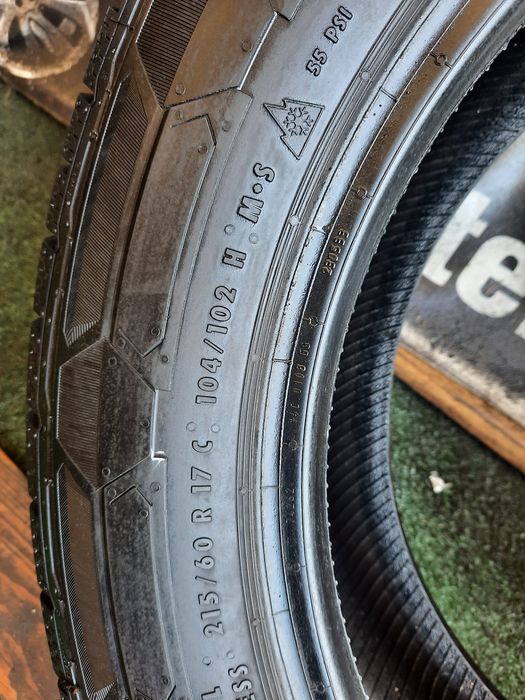 Opony zimowe 215/60/17C Continental wzmacniane Para 9.5mm!!