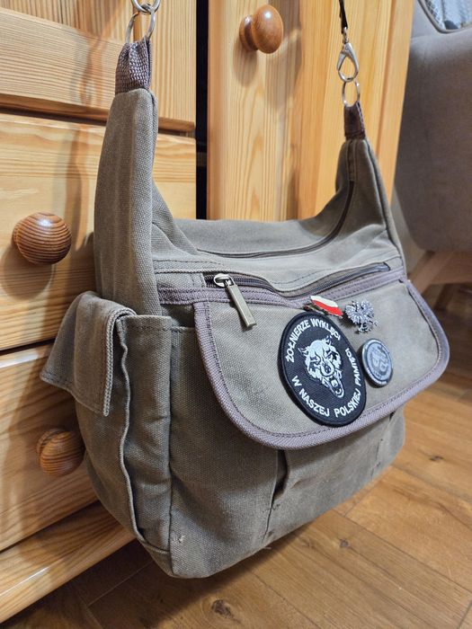 Torebka harcerska na przypinki i odznaki