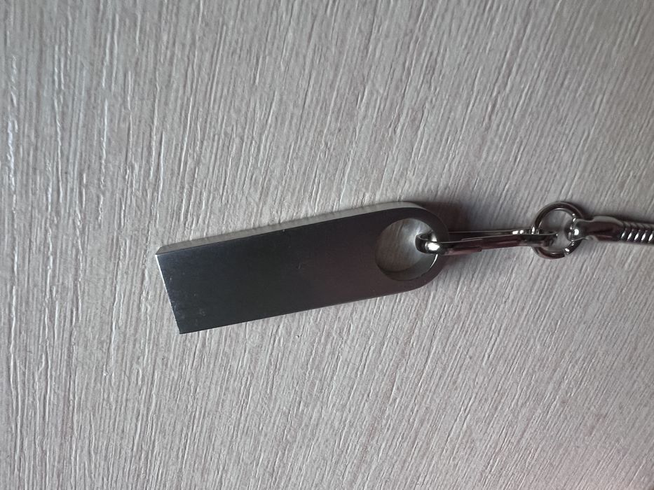 USB флешка 1TB 1000GB металева срібляста флеш картка для ПК ноутбука ігрової приставки і тд