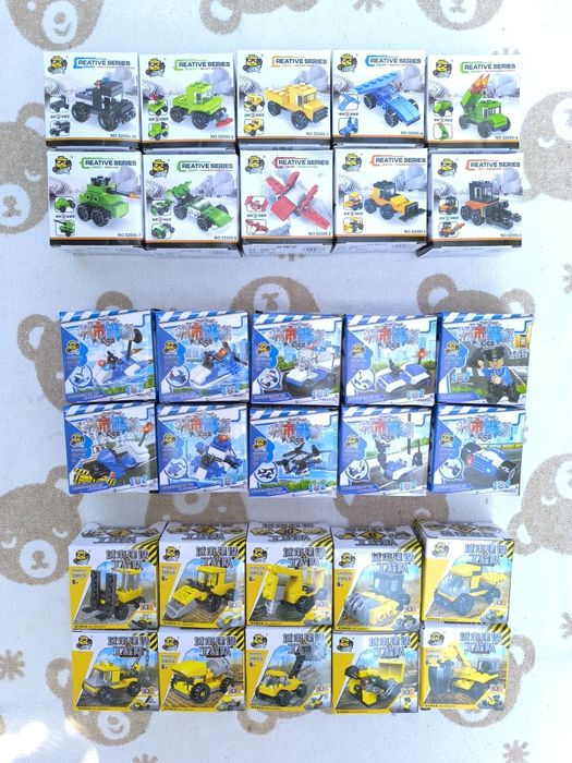 Подарунковий набір конструктор машини машинки транспорт техніка