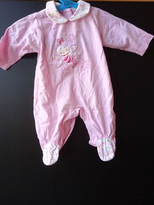 Girl's lightweight babygrow