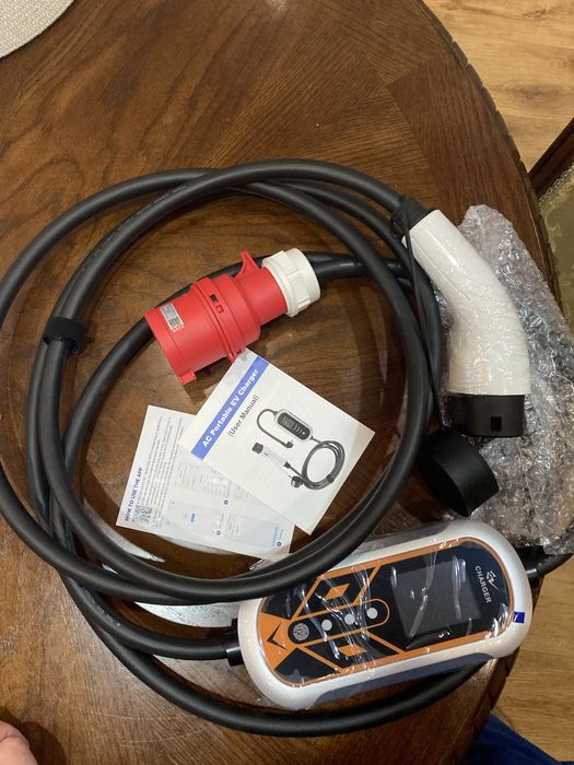 Зарядки Type1,Type2, та Gbt 3,5 та 5метрів для електромобілів 16A, 32А