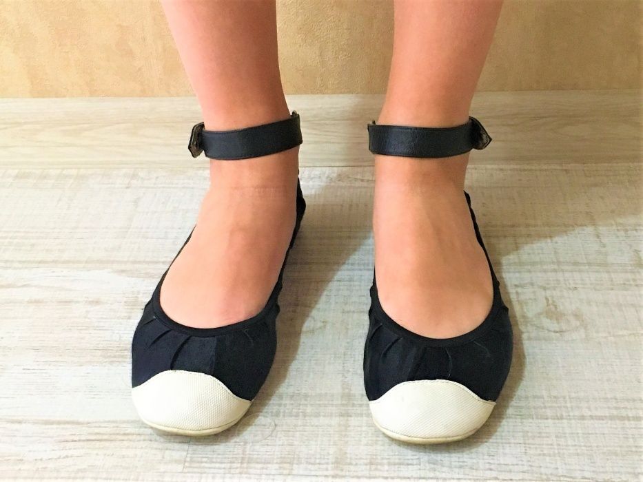 Туфли мокасины лодочки балетки кеды черные NEXT, 38 р.