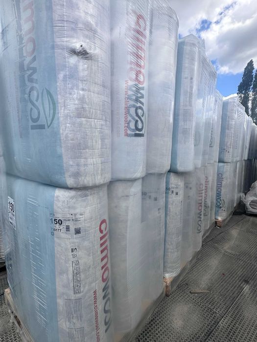 Wełna mineralna szklana Climowool  KNAUF 035 15 cm 0,035 150mm poddasze ściany podłoga