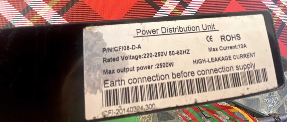 Régua Distribuição PDU - APC