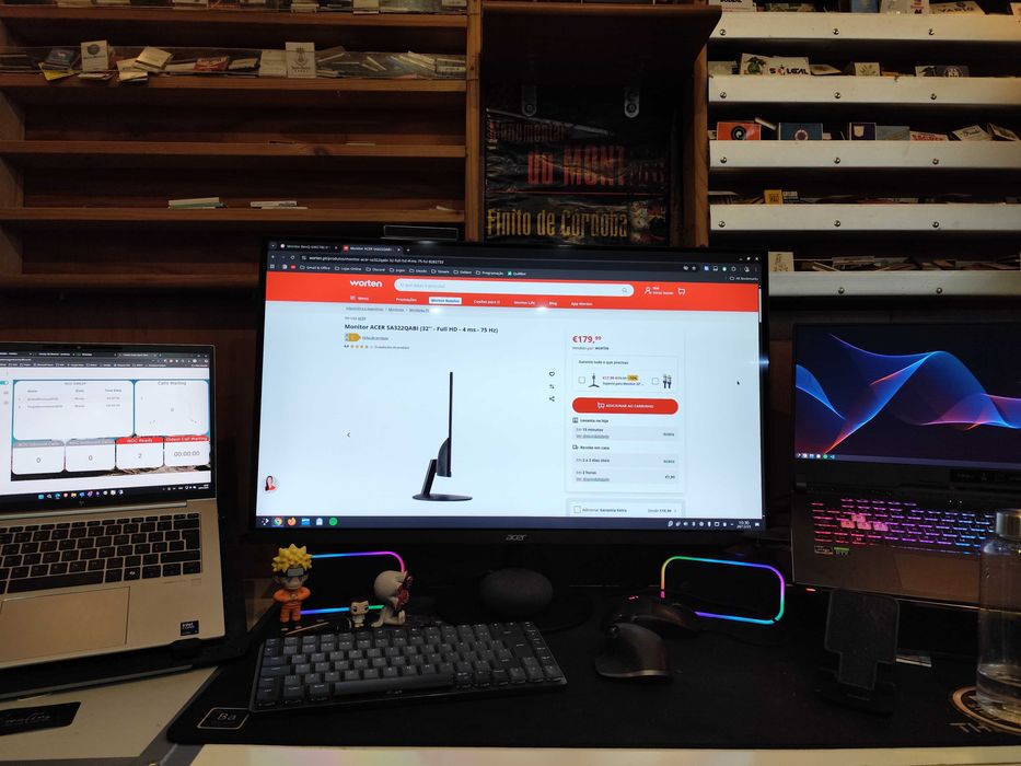 Monitor Acer 32" SA322QABI – Ultra-Slim | Full HD | Como Novo