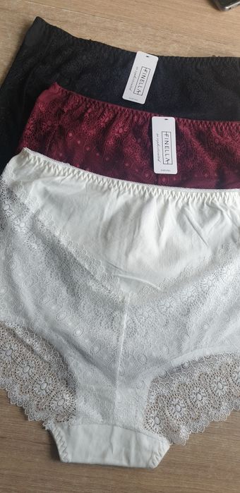 3×Damskie majtki figi z wysokim stanem 6XL