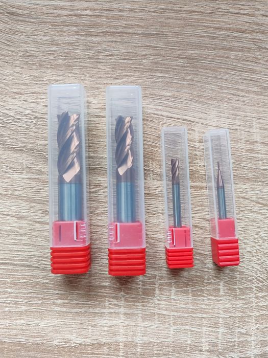 Fresas Metal Duro HRC55 Revestidas 4 Navalhas Rasas