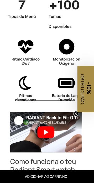 Smartwatch RADIANT RAS11011