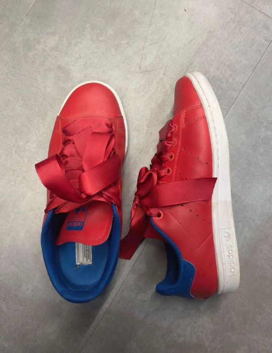 Adidas Stan Smith Red and Blue