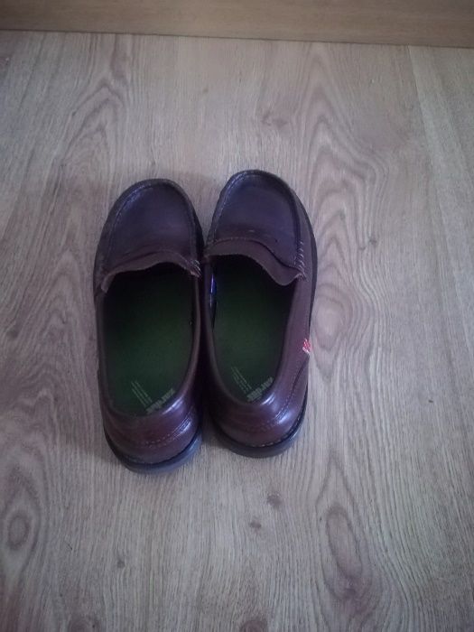 Sapatos mocassins pele castanhos-Nº31