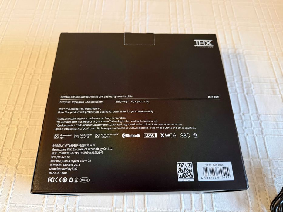 Wzmacniacz słuchawkowy FIIO K7 BT