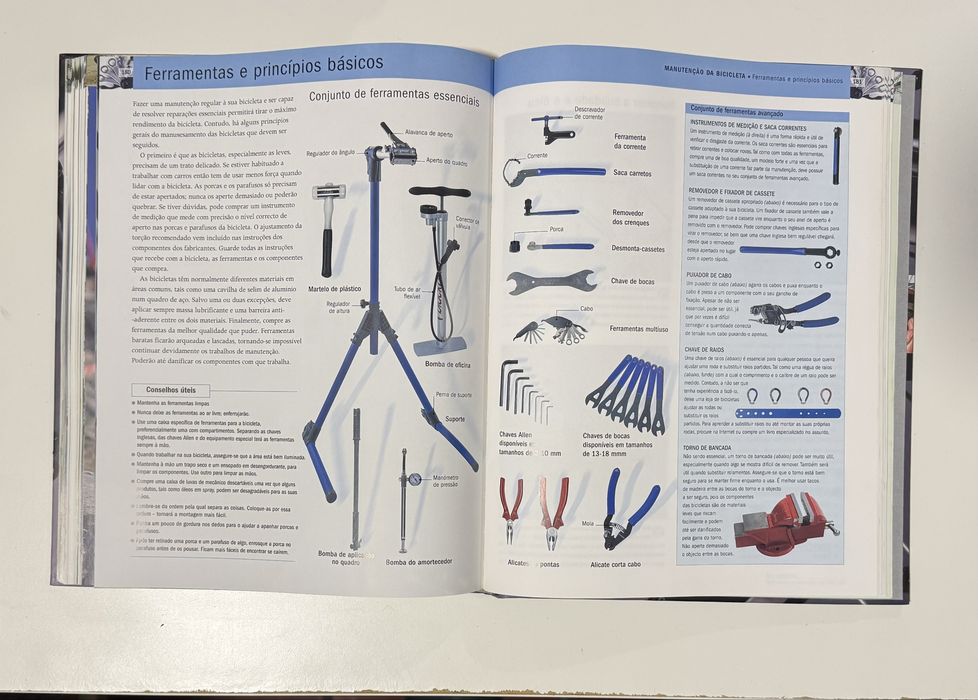 Vendo Livro Manual Completo de Bicicletas e Ciclismo – Chris Sidwells