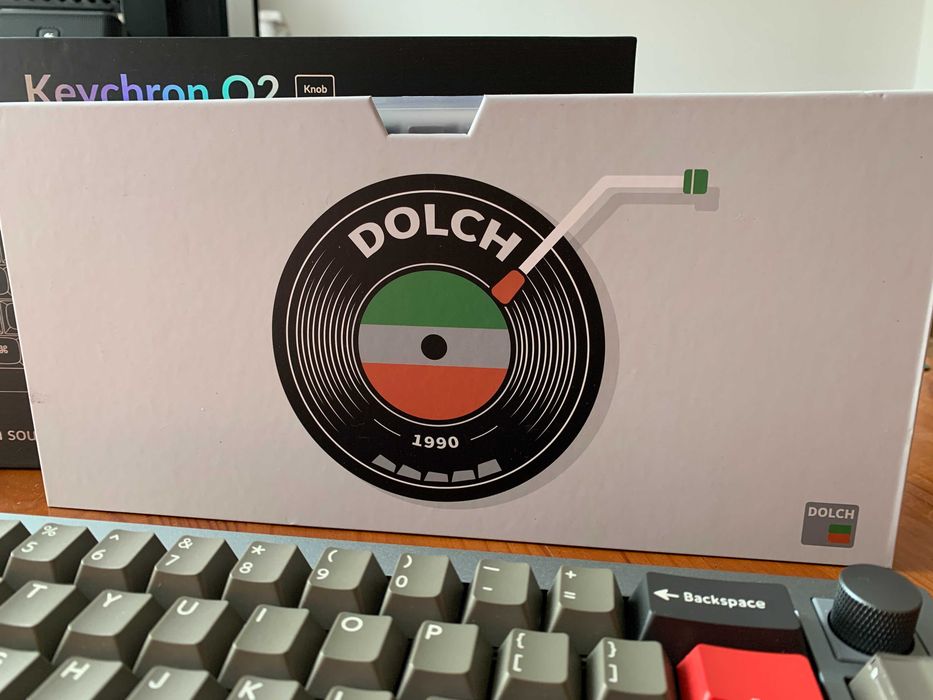 Klawiatura Keychrone Q2 | keycapy PBT Dolch | switche Kailh Box Jade