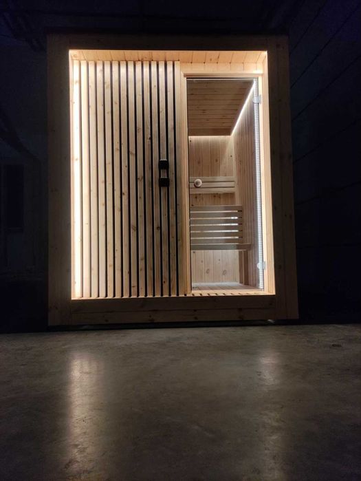 Sauna Ogrodowa | TERMO SOSNA | Konstrukcja C24 | MONTAŻ GRATIS