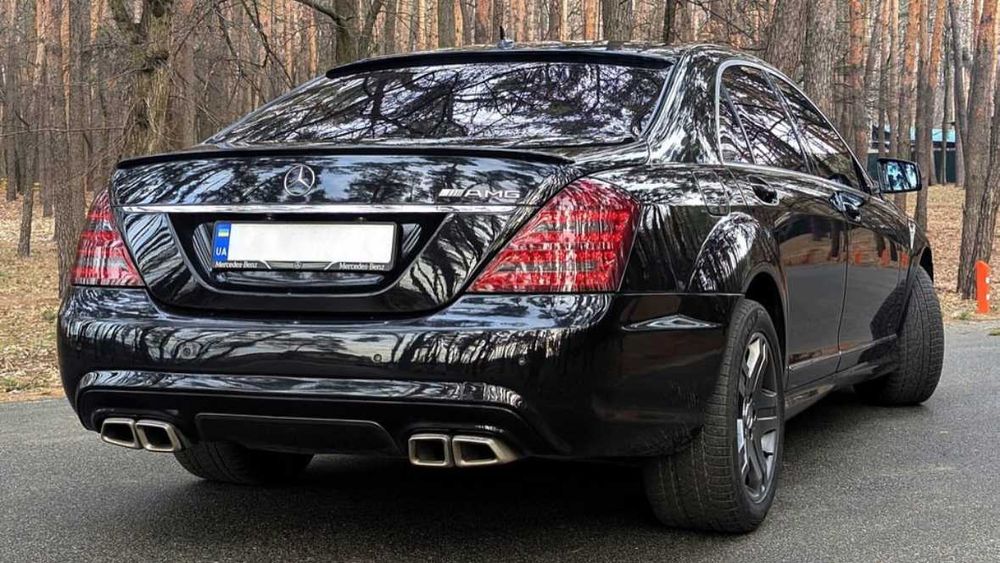 Насадки на вихлопні труби Mercedes W221 AMG