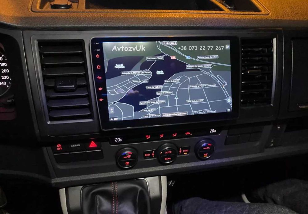 Магнитола CRAFTER Volkswagen TRANSPORTER T6 Atlas TERAMONT Android 16