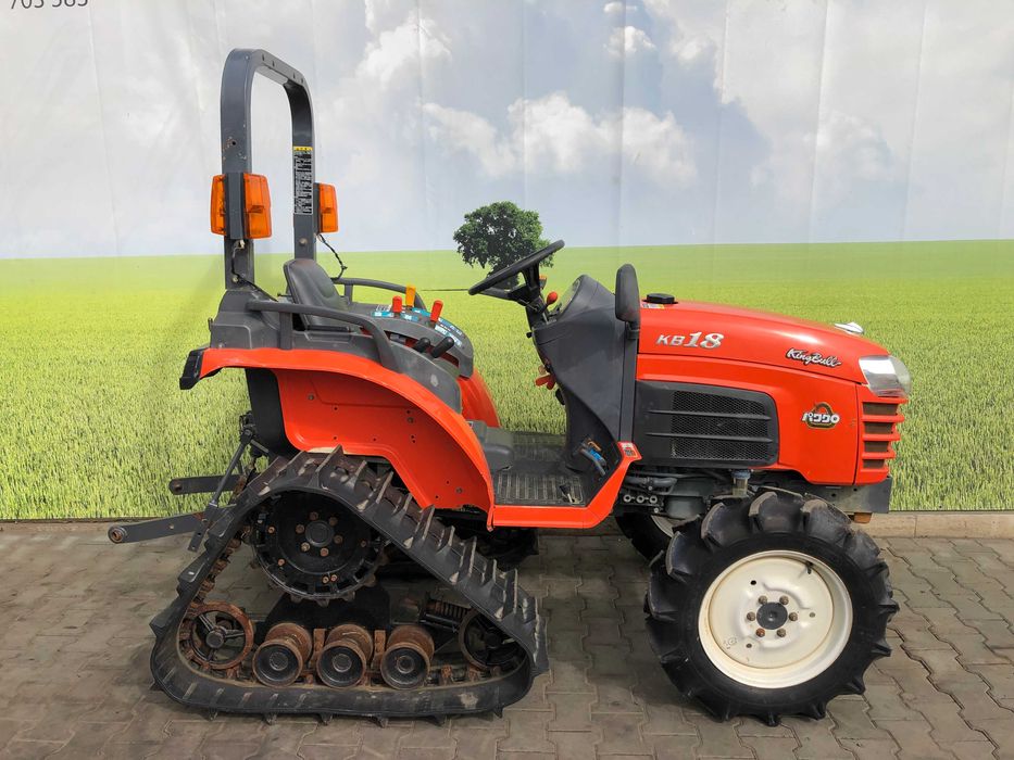 Traktorek Kubota KB18 na gąsienicach 18KM