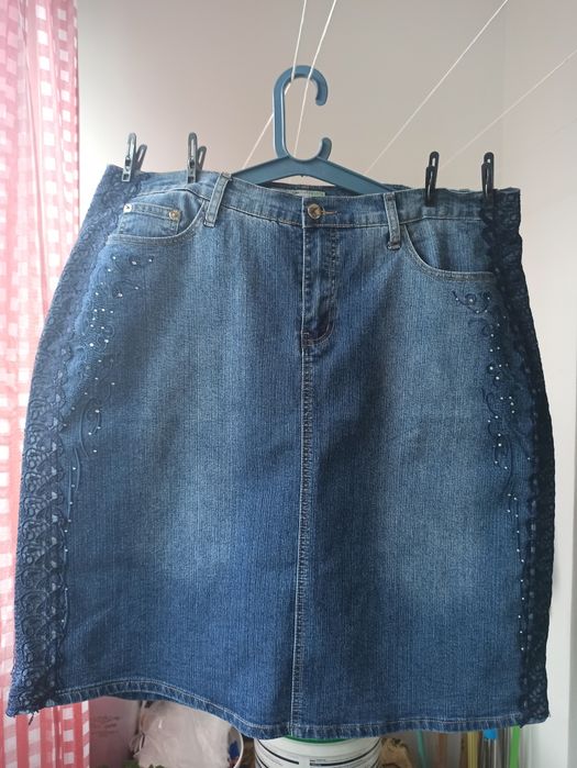 Спідниця джинсова 56 р