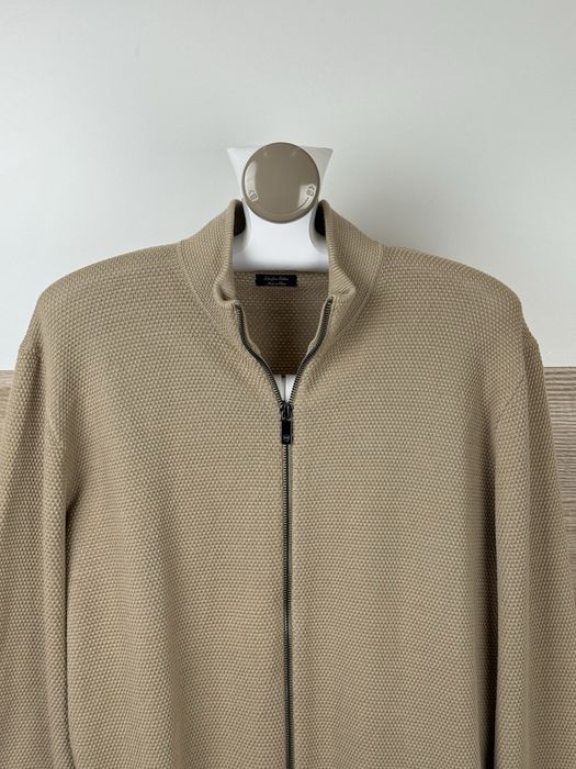 Zip Massimo Dutti вязаная кофта на молнии XL-XXL
