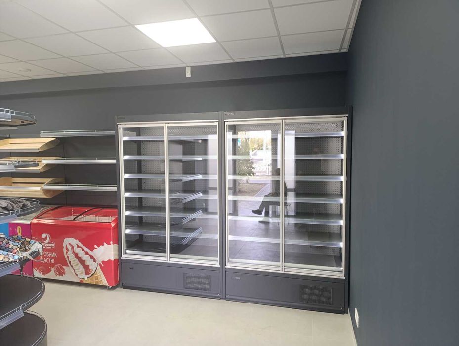 Холодильне обладнання, Ларі/бонети морозильні, стелажі, каси металеві