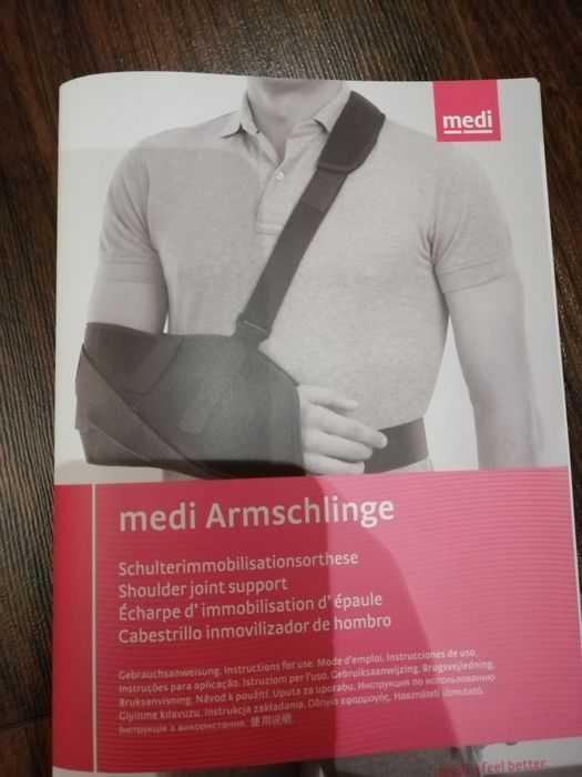 Apoio de braço ortopédico