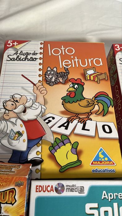 Pack jogos educativos Majora + Educa + puzzle Ravensburger (3-7 anos)