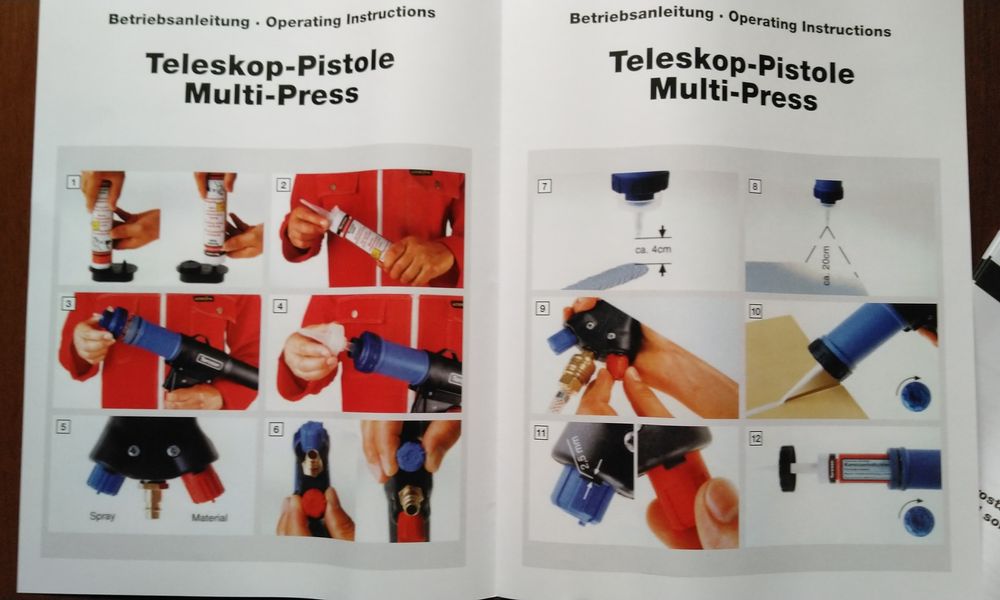 Пневмопистолет для герметиков TEROSON ET AIR GUN MULTIPRESS